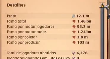 Conta Albion Full Spec + Coleta T8 + Email +228M (em itens*)