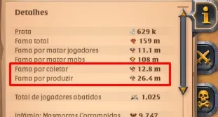 🔥 Conta de Albion Online – Foco em Coleta (26M+ de Fama) 🔥