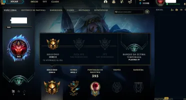 CONTA GOLD 2 63 SKINS QSE TODOS CHAMPS