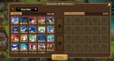Conta Summoners Wars com quase 5k gemas lvl 45