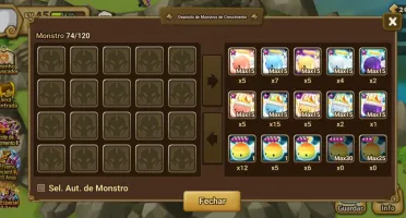 Conta Summoners Wars com quase 5k gemas lvl 45