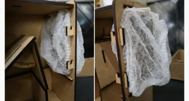 Soprador de Sementes em Acrílico para Pássaros - Flap Pet