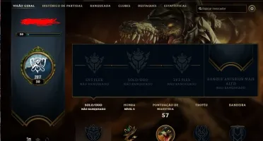 Conta Unranked level 30