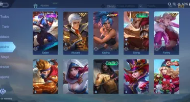 Conta Mobile Legends já foi mítico 69 heróis 77skins