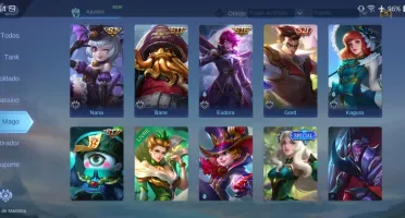 Conta Mobile Legends já foi mítico 69 heróis 77skins