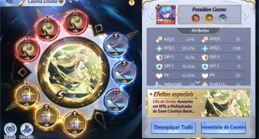 Conta Saint seiya awakening server 75