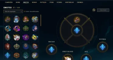 Conta LoL - LVL 140 - Gold 1 (Plat 1 season passada)