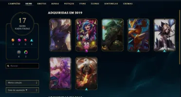 Conta LoL - LVL 140 - Gold 1 (Plat 1 season passada)