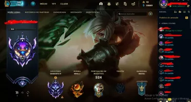 Conta diamante 4, 174 skins, 228 icons, 10 pág runas