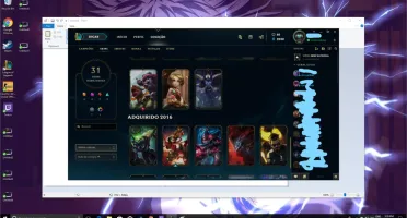 Conta de LOL (lv 56, Prata V, +70 campeões e 31 skins!)