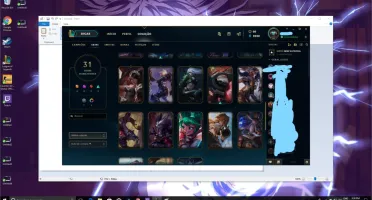 Conta de LOL (lv 56, Prata V, +70 campeões e 31 skins!)