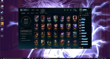 Conta de LOL (lv 56, Prata V, +70 campeões e 31 skins!)