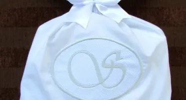 Toalha de Capuz para Batizado com Embalagem Personalizada