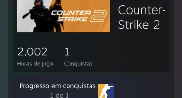 Cs2 2000 horas 20k Elo premier e prime