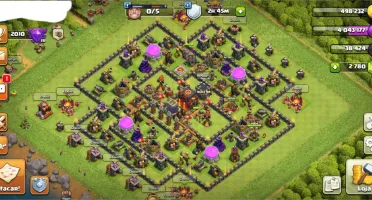 Clash of Clans CV 10 + 2.780 gemas & 2 skins