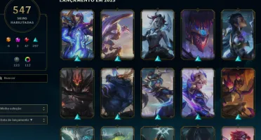 Conta Esmeralda com mais de 500 skins
