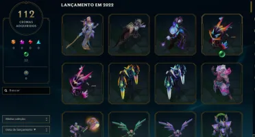 Conta Esmeralda com mais de 500 skins