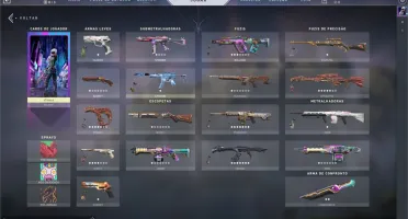 Conta Valorant, Ouro 3 , muitas skins