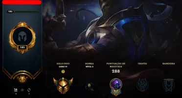 Conta nível 185, Gold 4 + 50 skins