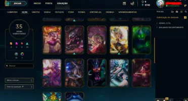 VENDO: Conta League Of Legends PRATA 5 Season 7