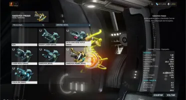 Vendo conta WARFRAME COM 1858 platinas