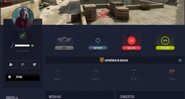 Conta de CS:GO |LvL 20 na Gamersclub (com prime)