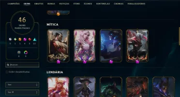 Bronze 2 com 115 Champs e 46 Skins