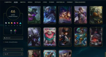 Bronze 2 com 115 Champs e 46 Skins
