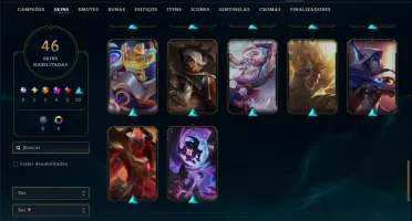 Bronze 2 com 115 Champs e 46 Skins