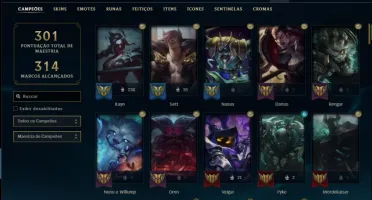 Conta prata 2 com 101 champs e 41 skins ( 2800 RP ) TOP / JG