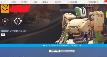 CONTA DE BLIZZARD COM OVERWATCH