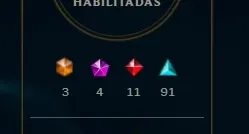 Conta Lol - Todos Os Champs - 270 Skins