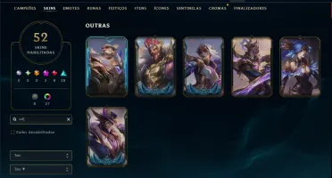 Prata 1 com 100 Champs e 52 Skins +2 Prestigios