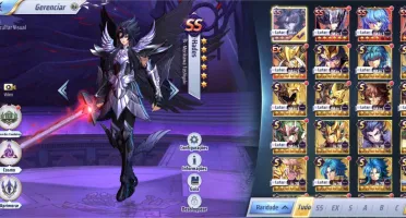 Conta saint seya awakening lvl 54