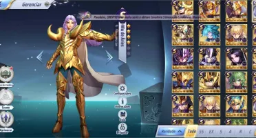 Conta saint seya awakening lvl 54