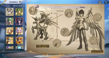 Conta saint seya awakening lvl 54