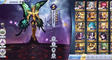 Conta saint seya awakening lvl 54
