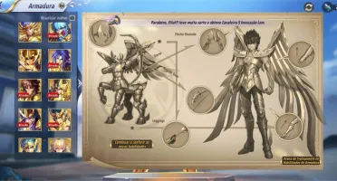 Conta saint seya awakening lvl 54
