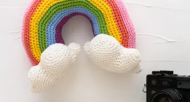 Arco-Íris Grande em Amigurumi