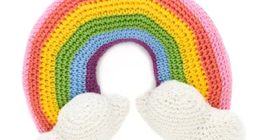 Arco-Íris Grande em Amigurumi