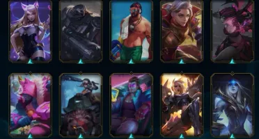 Conta LOL (2 PRESTIGIO AHRI E FIZZ)-Darius e hecarim mitica