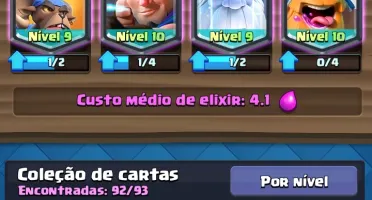 Clash Royal nível 10