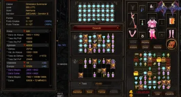 MEGAMU 12 Contas + Itens + MC e MP (Duas ACCs com 200rr)