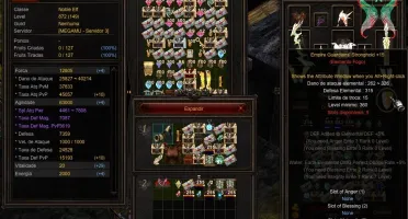 MEGAMU 12 Contas + Itens + MC e MP (Duas ACCs com 200rr)