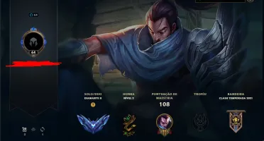 Conta de Lol - Diamante 2 - MMR BOM - 114 REAIS