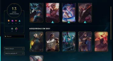 Conta de Lol - Diamante 2 - MMR BOM - 114 REAIS