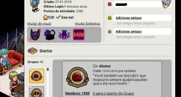 CONTA HABBO COM MOBIS, RAROS E MOEDAS