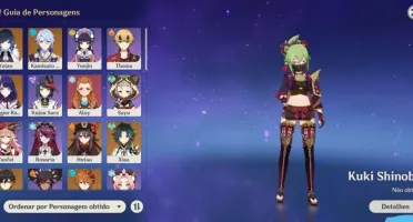 conta genshin impact yelan,childe,zhongli,venti e mais!!
