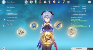 🌟 AR50 / Ganyu + Arco de Amos 🌟
