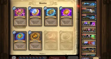 Conta Hearthstone - 2014 / 160+ lendárias e versos raros
